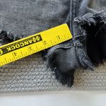 Happily Grey Faded Black Denim High Rise Cut Off Shorts Size 5/27 Gray Photo 6