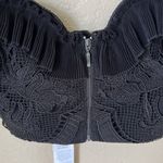 Alice McCALL  black ruffled lace crop top NWT Photo 12