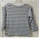 Polo RL&Co Ralph Lauren Sz S/M? Blue Striped Boatneck Nautical Sailor Top Preppy Photo 0