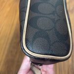 Coach Peyton Mini Signature Cora Domed Satchel Brown Tan # F32584 Photo 9