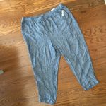 Old Navy NWT  High Waisted Linen Blend Cropped Straight Leg Pants Size 3X XXL Photo 3