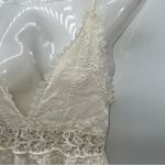 Zimmermann Off-White Women's Embroidered Eyelet Silk Romper w/Spaghetti Straps-0 Photo 2