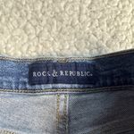 Rock & Republic Patriotic Distressed Blue Jean Shorts Photo 1