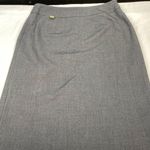 Calvin Klein  Women's Gray Skirt, Straight cut, fitted Back Split Size 2 SKU 4143 Photo 6