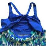 Soybu Dress Blue Green Print Strappy Twist Back Athletic Casual Stretch Size XS Photo 8