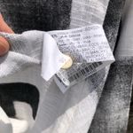 ZARA  Black/White Abstract Print Short Sleeve Shirt L Photo 4