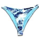 Royalty By Maluma Bikini Bottoms Cheeky Cut Camo Print High Quality Blue XL NWT Photo 0