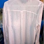 a.n.a  New Approach Button Down Pink Sunglasses Theme Blouse Size Large Photo 1
