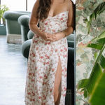 House Of CB Floral Midi Dress Photo 0