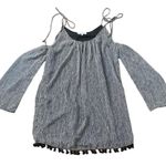 Heartloom Bri black & white off-the-shoulder mini dress size S Photo 13