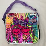 Colorful Unicorn Print Women's Bag Purple Photo 0