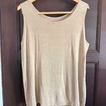 CHICO'S TRAVELERS | Taupe Scoop Neck Tank Top Layering Cami Tank | XL 3 Tan Photo 1