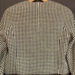Ellen Tracy Linda Allard Black White Houndstooth Jacket 6 Photo 5