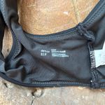 Aerie  black padded scoop swim top bikini summer beach pool women's size small Photo 2