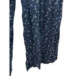 Madewell  Navy Blue Ditsy Floral Sophia Jumpsuit Women's Size Medium Photo 4