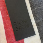 NWT Stone Row Striped Shorts Viscose Sz 8 Red Photo 2