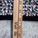 Ann Taylor Petite Tweed Jacket Womens LP Multicolor Fringe Trim Boucle Blazer Photo 8