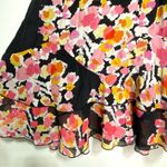 Dyvna Print Silk Shirtdress in Pink Floral Bouquet with Braided Belt 10 Photo 9