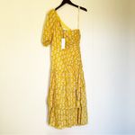 Veronica Beard NWT Virginia Off Shoulder Floral Maxi Dress Sun Yellow Photo 5