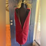 Ann Taylor Textured Red Midi Dress Photo 4
