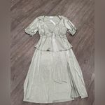 ASOS Curve Sage Green Midi Dress Size 14 Photo 5