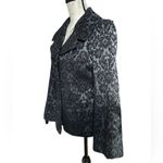 J.Jill Black Floral Damask Velvet Brocade Jacquard Jacket Blazer NWT Photo 2