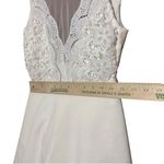 LULUS Promise Antique‎ White Lace Skater Mini Dress Size Medium Photo 7