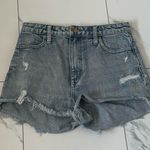 Show Me Your Mumu  High Rise Distressed Denim Shorts SIZE 25 Photo 0