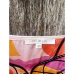 Abel the label  Anthropologie Swish Hi Lo Dress Size X Small Orange Pink Smocking Photo 3