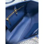 Michael Kors Jet Set Leather Tote Bag in Navy Blue Photo 7