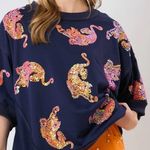 Fantastic Fawn  Eye Of The Tiger Oversized Shirt Photo 0