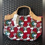 Peanuts Snoopy Handheld Purse Bag Pouch Red Photo 0