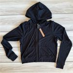 SKIMS Soft Lounge Zip Up Hoodie Black XL NWT Photo 4