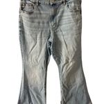 American Eagle Next Level Curvy Super High Rise Flare Jean 14 X Photo 1