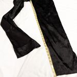 LIONESS NEW St Germain Pants Satin Black Floral High Rise Straight Leg Medium Photo 8