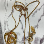 Argento Vivo  Taylor hoop Charm Necklace Gold Photo 0