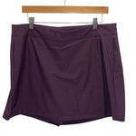 Spanx Womens Geoscape Sunshine Flat Front Golf Tennis Skort Blue Orange Large Photo 1