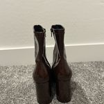 Brown Leather Boots Size 9 Photo 1