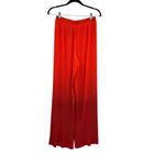 Andrea Iyamah ‎ Atti Ombre Plisse Two-Piece Set Straight-Leg Pants Top Red Small Photo 16