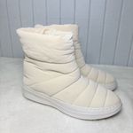 Gentle Souls by Kenneth Cole Cream Quilted Rosette Puff Booties Size 7.5 Photo 3