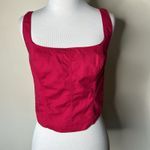 Abercrombie & Fitch Abercrombie Pink Corset Crop Top Photo 2