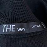 The Way Black Stars Beaded Sleeveless Asymmetric One Shoulder Crop Tank Top OS Size undefined Photo 4