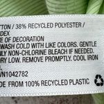 Wild Fable neon green ribbed lace trim long sleeve top, size S crewneck colorful Photo 5