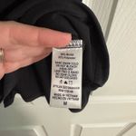 Double Zero Black Casual Tshirt Mini Dress Deep V-Neckline Twist Knot Detail Photo 4