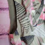 Anthropologie MOULINETTE SOEURS BOTANICAL FLORAL PRINTED 100% SILK SHEATH LINED DRESS 12 Photo 3