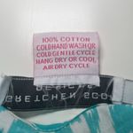 Gretchen Scott Teal White Ikat Cotton Coverup Dress Medium Photo 7