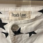 Peach Love California  Black Star White fringe  Pants Photo 2