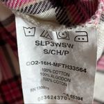 Riders By Lee Lee Riders Women's Button Up Shirt Size S Plaid Cotton Multi Color Long Sleeve Photo 4