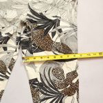 Chico's White Floral Girlfriend Slim Ankle Beach Colorful Animal Print Pants 00R Photo 7