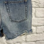 We The Free Jean Shorts 24” Blue Cut Off High Distressed Cotton Denim Jorts Photo 8